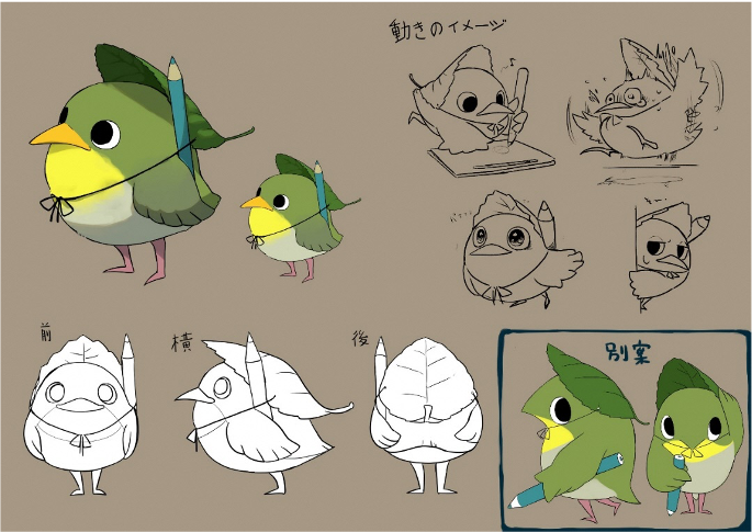 メジロのキャラクター