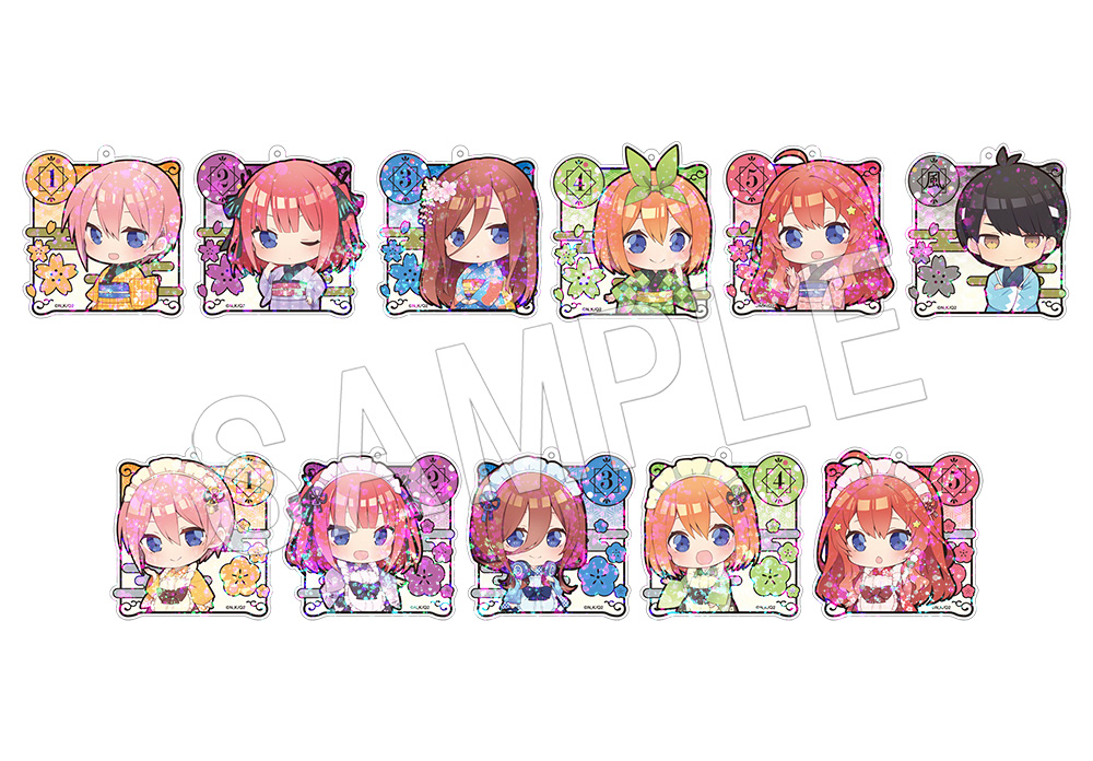 五等分の花嫁∬　トレーディングホロアクリルキーホルダー ミニキャラ（全11種）